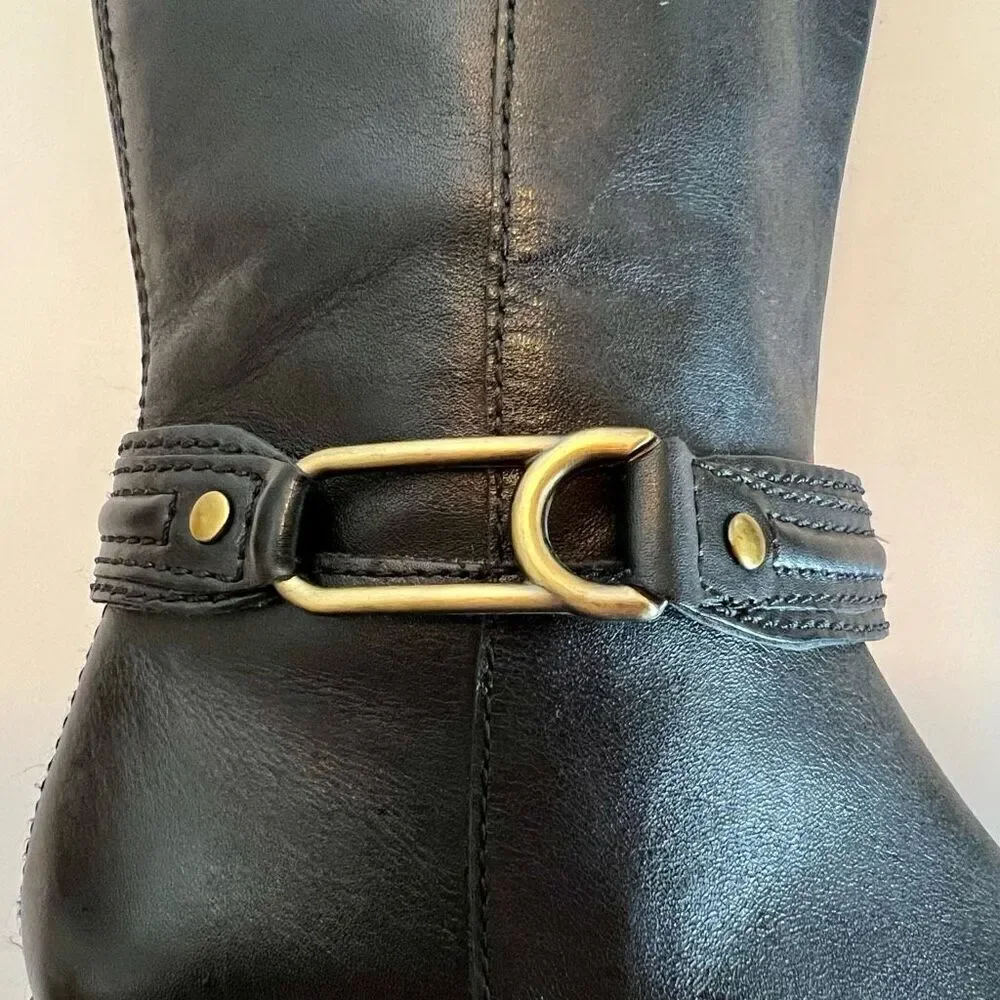 BANDOLINO Leather Coloradee Riding Boot Two Tone 7.5 M - Picture 14 of 15